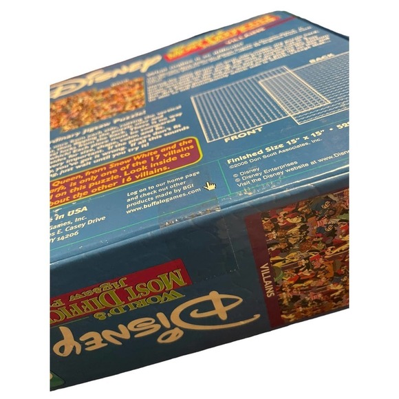 Disney Double Sided Villains and Winnie the Pooh Puzzles Set of 2, NIB - Picture 5 of 9